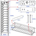 Deye Rack-Mounted High-Voltage Battery (LiFePO₄) – 61.44kWh System - Image 8