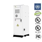 Deye FH-60 Batttery cabinets, 60kwh batttery bank with IP55 enclosure, cooling and fire supression system.