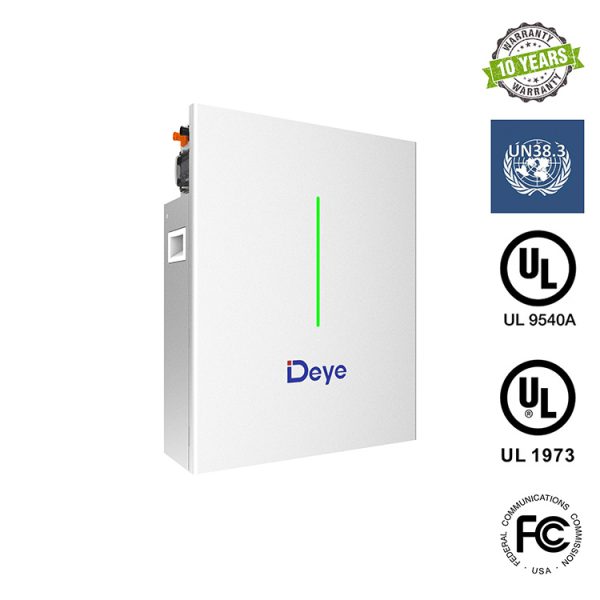 Deye RW-F10.2, 10.2kwh low voltage battery with enclosure (works with Sol-Ark 12k or 15k inverter) - Image 1