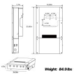 GoodWe 11.4kW Split phase Hybrid Inverter, 4 MPPTs, with EV Charger Integration - Image 2