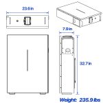 Deye RW-F10.2, 10.2kwh low voltage battery with enclosure (works with Sol-Ark 12k or 15k inverter) - Image 3