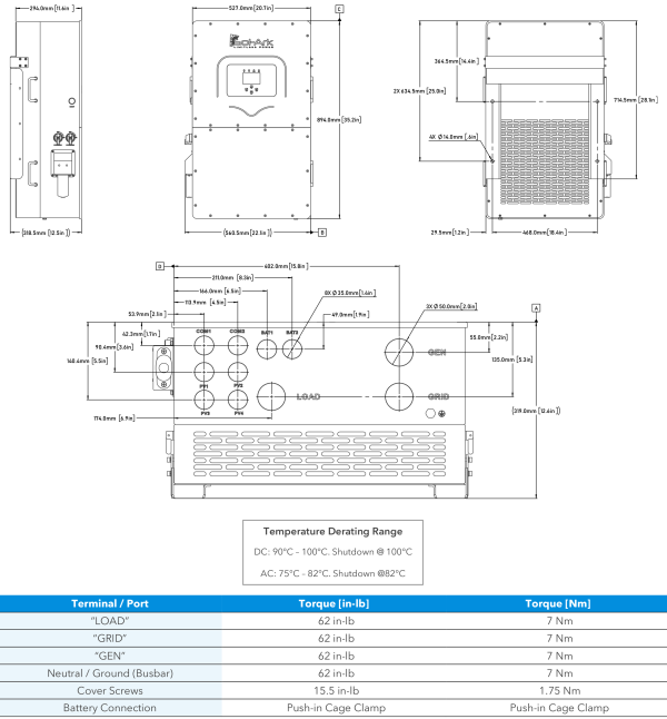Sol-Ark 60K-480V C&I Hybrid Inverter - Image 2