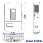 SRNE ABP48100U200-H 10kwh Split-Phase Off-Grid Inverter - Image 4