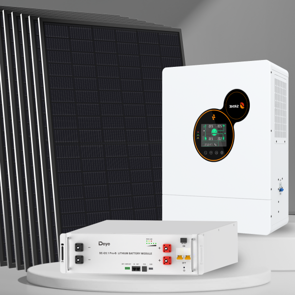 5 KWH Off Grid Set - (HYP4850U100-H)(SE-G5.1 Pro-B)(STS-410P-54DD)- Tiny Solar System - Image 1