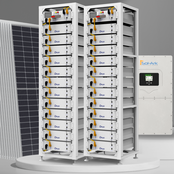 120 KWH Solar Storage System - (30K-3P-208V)(BOS-G60)(STS-550P-72BB)- C&I Solar System - Image 1