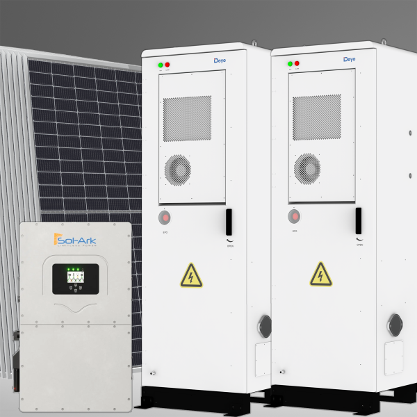 120 KWH Solar Storage System - (30K-3P-208V)(GE-FH60)(STS-550P-72BB)- C&I Solar System - Image 1