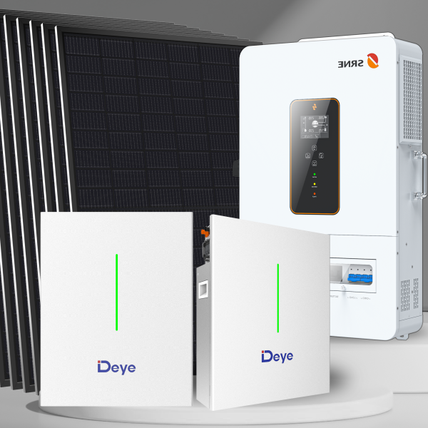 20 KWH Off Grid Set - (ABP48100U200-H)(RW-F10.2)(STS-410P-54DD)- Tiny Solar System - Image 1